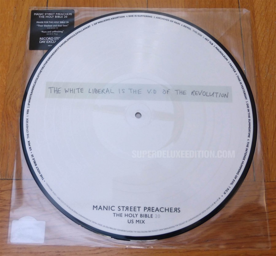 RSD15 Preview / Manic Street Preachers: Holy Bible 20 picture disc ...