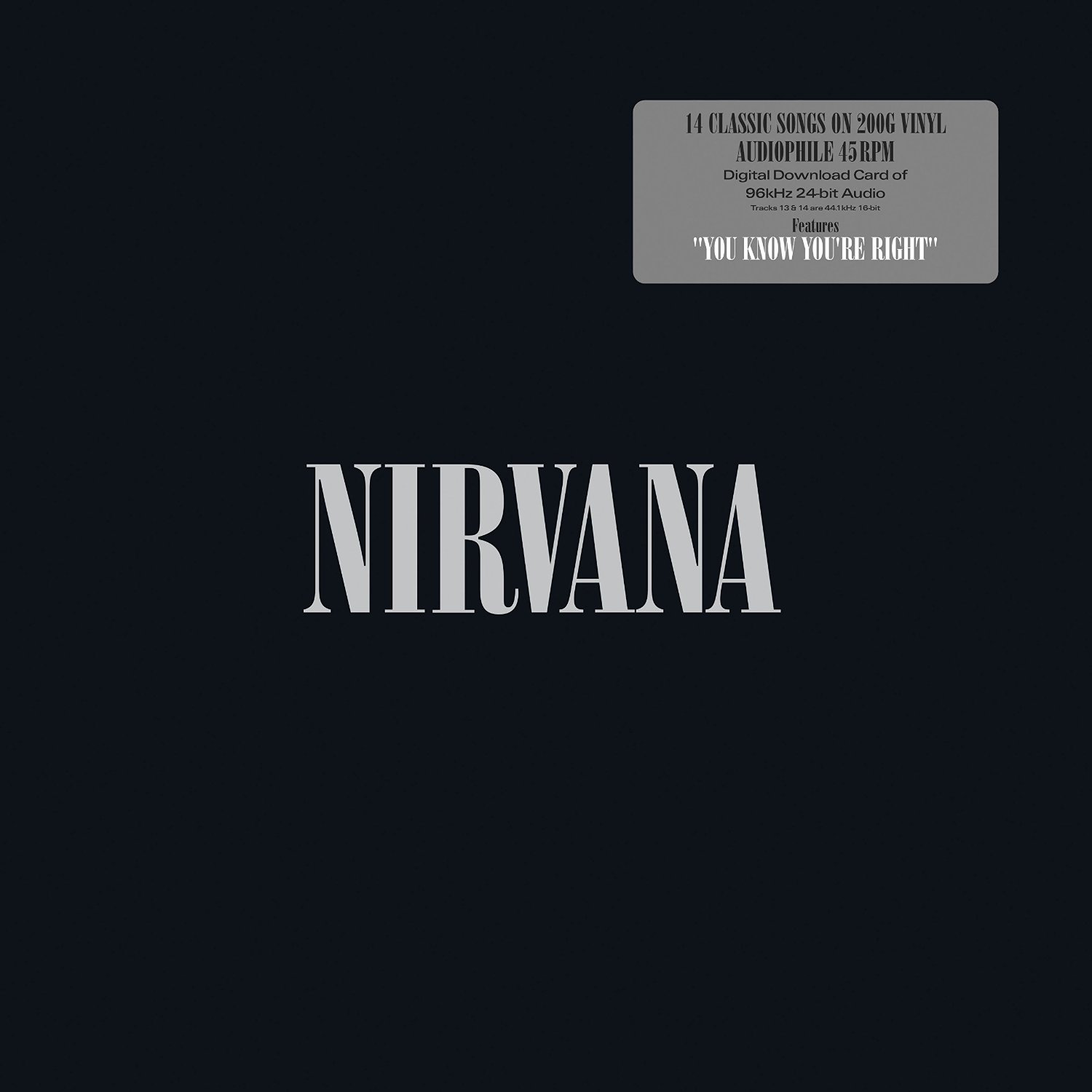 Nirvana compilation comes to blu-ray audio and 2LP 45RPM vinyl ...