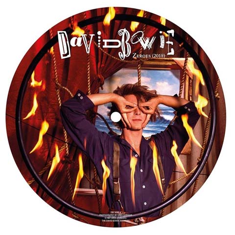 David Bowie / Zeroes 2018 limited edition seven-inch picture disc