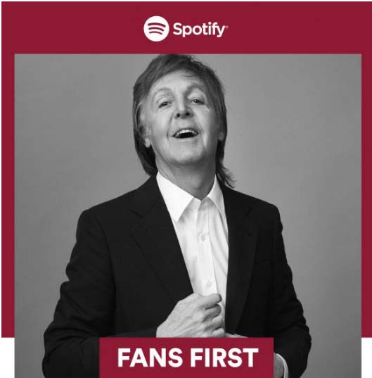 Paul McCartney offers Spotify exclusive – SuperDeluxeEdition