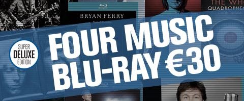 DEAL: Four music blu-rays for €30