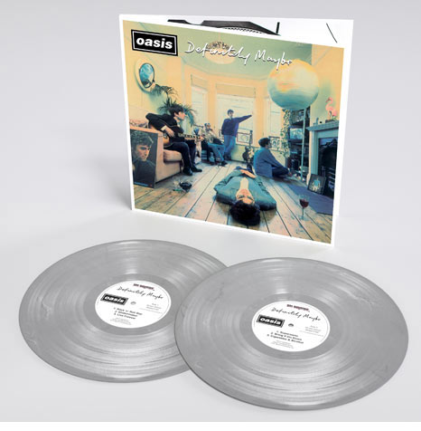 Oasis / Definitely Maybe 25th anniversary 2LP silver vinyl