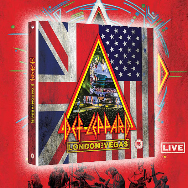 Def Leppard / Hysteria live releases on blu-ray, DVD, CD and box