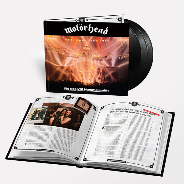 Motorhead / No Sleep Til Hammersmith 3LP 40th anniversary vinyl edition