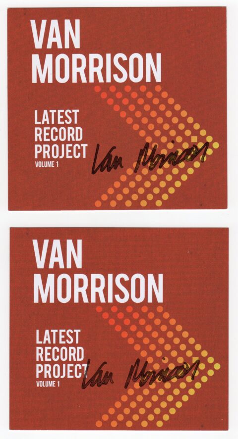 Van Morrison & Them – 1965 Band-Signed Autograph Book Page (with