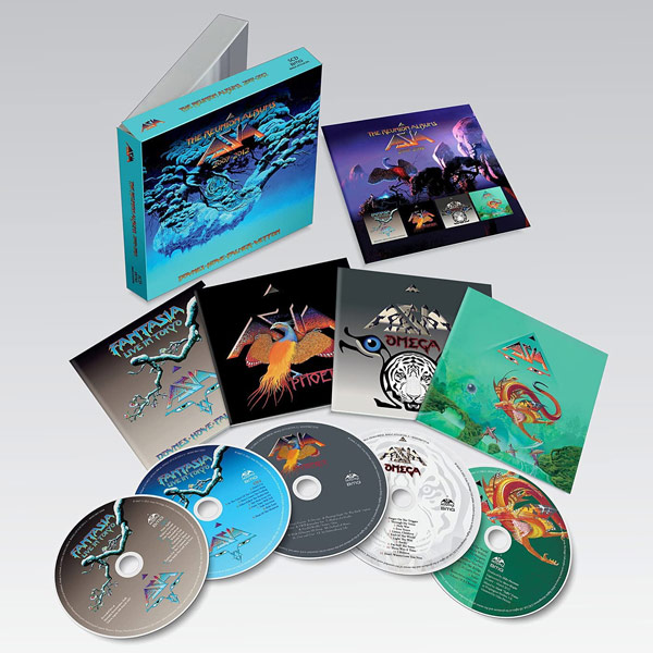 Asia: The Reunion Albums 2007-2012 is a 5CD clamshell box