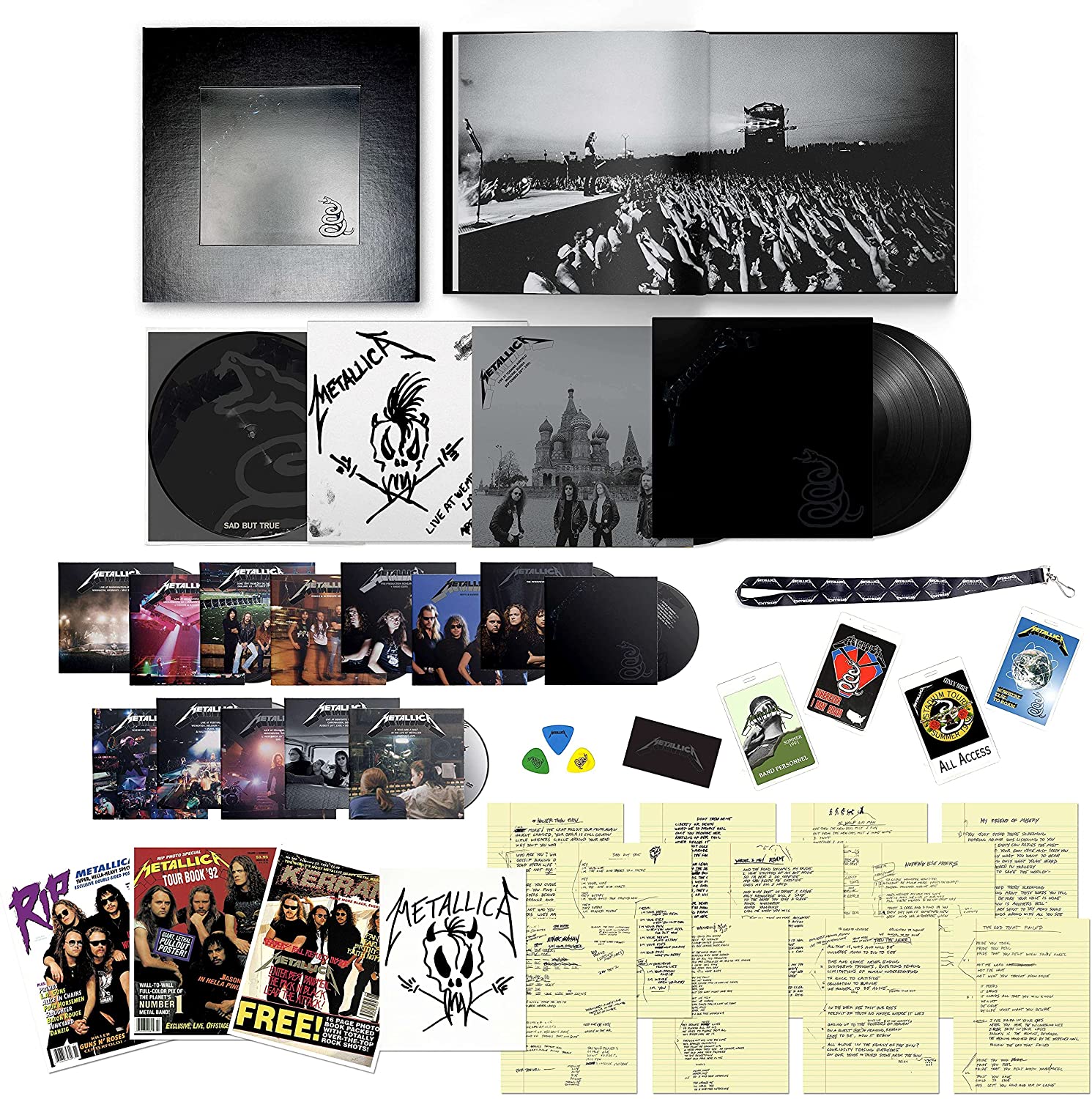 The Metallica Blacklist/Black Album in Black & White Collectors Series