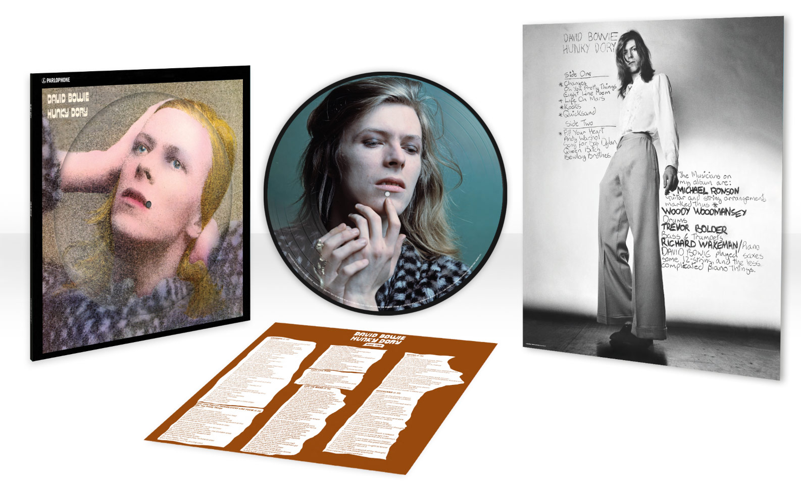 David Bowie / Hunky Dory 50th anniversary vinyl picture disc