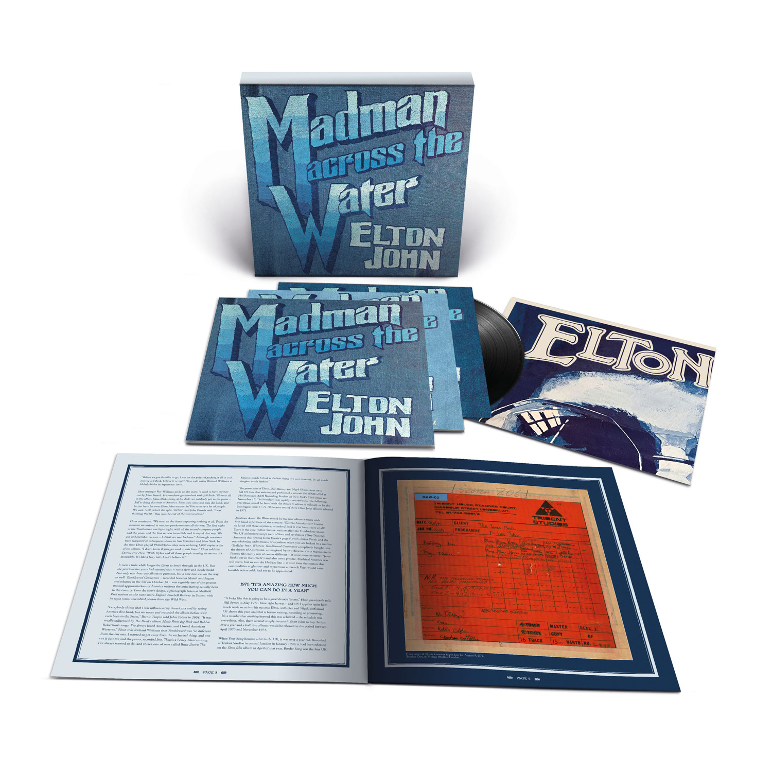 Elton John / Madman Across The Water 50th anniversary 4LP vinyl box set