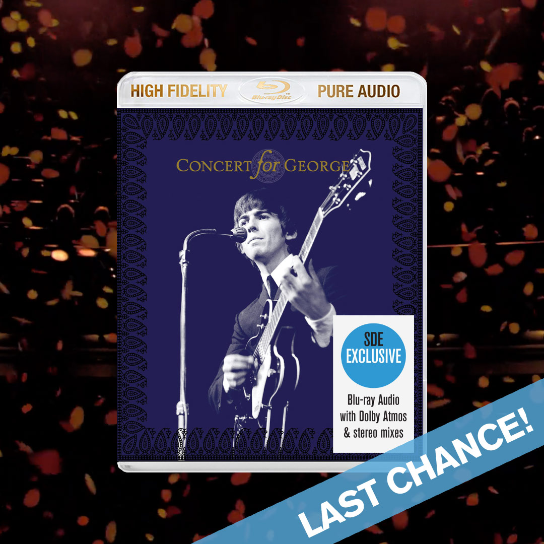 Last chance to secure the Concert For George blu-ray audio