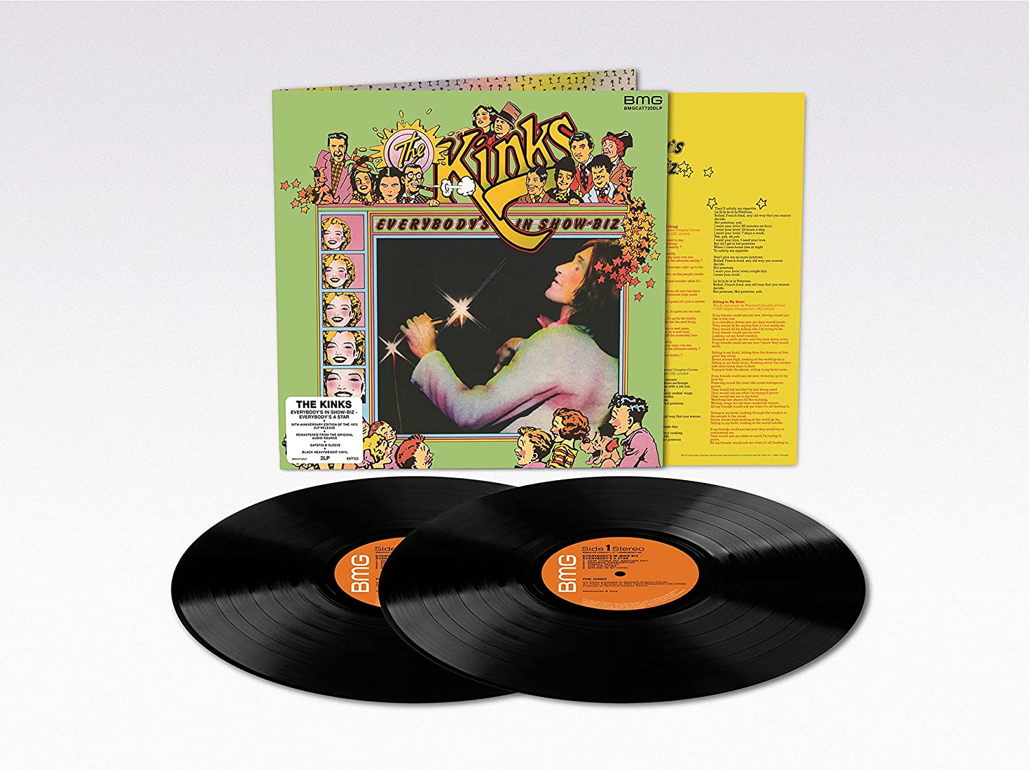 The Kinks / Everybody's in Showbiz 2LP vinyl