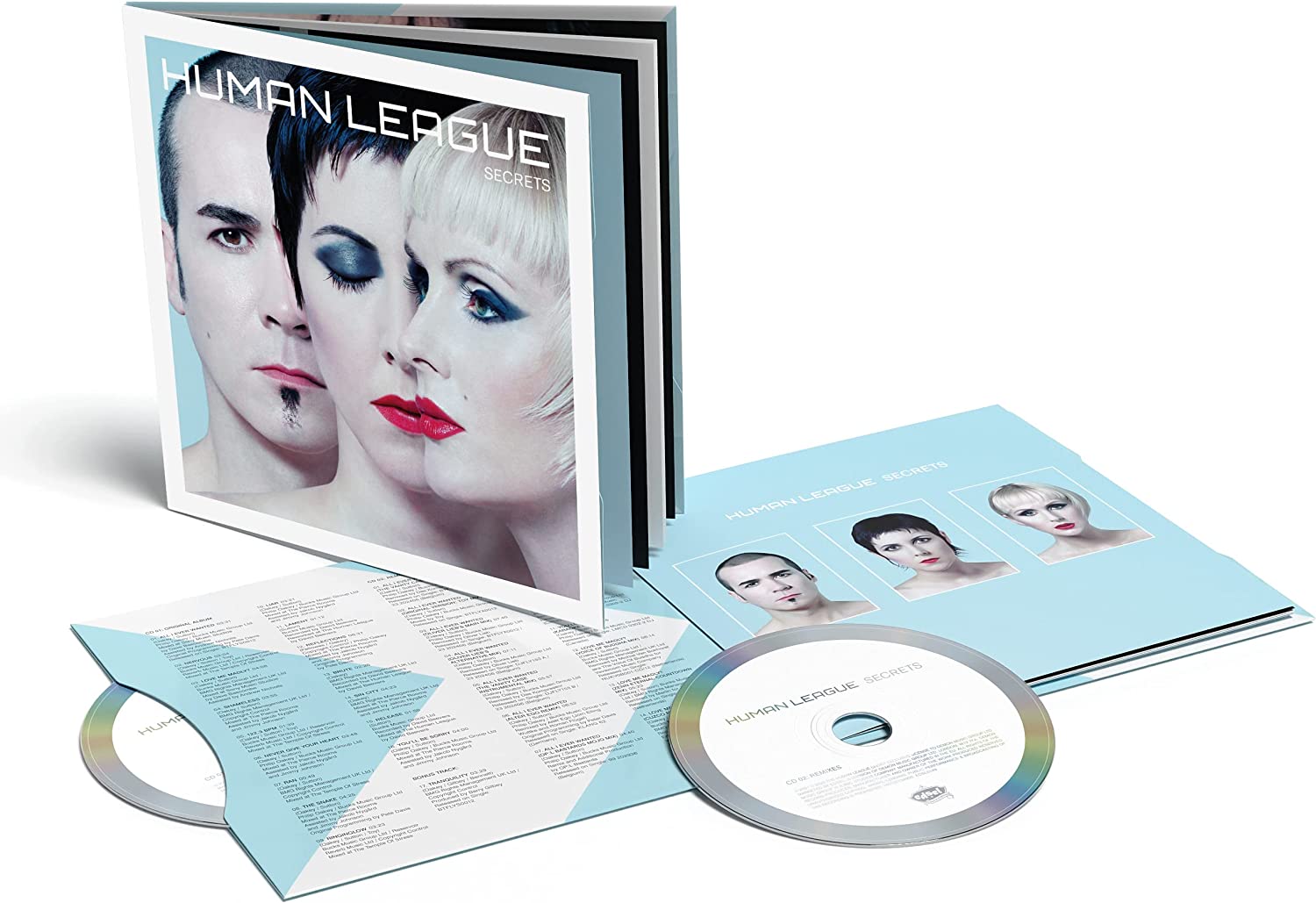The Human League / Secrets 2CD reissue in deluxe seven-inch packaging