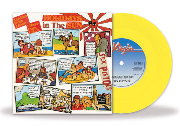 Sex Pistols / Holidays In The Sun 7″ yellow vinyl – SuperDeluxeEdition