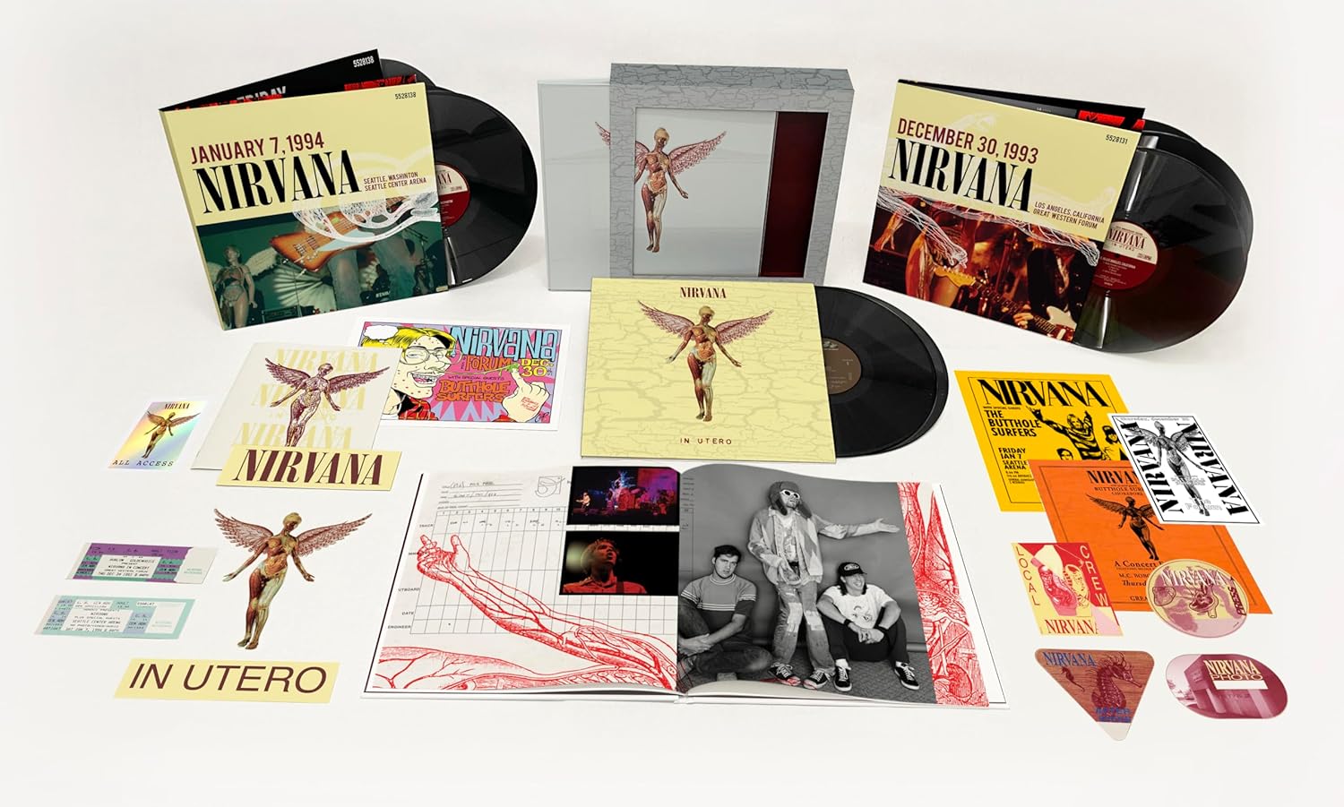 Super Deluxe Edition of Nirvana's 'In Utero' worth it for the added live  shows - Goldmine Magazine: Record Collector & Music Memorabilia
