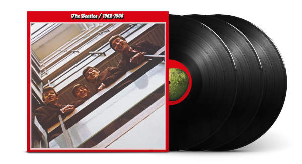 Vintage Red Vinyl the Beatles 19621966 Greatest Hits Gatefold Album  Collection 12 LP Record Vinyl Album 70s Red Vinyl 1973 