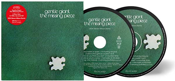 Gentle Giant / The Missing Piece CD+blu-ray reissue