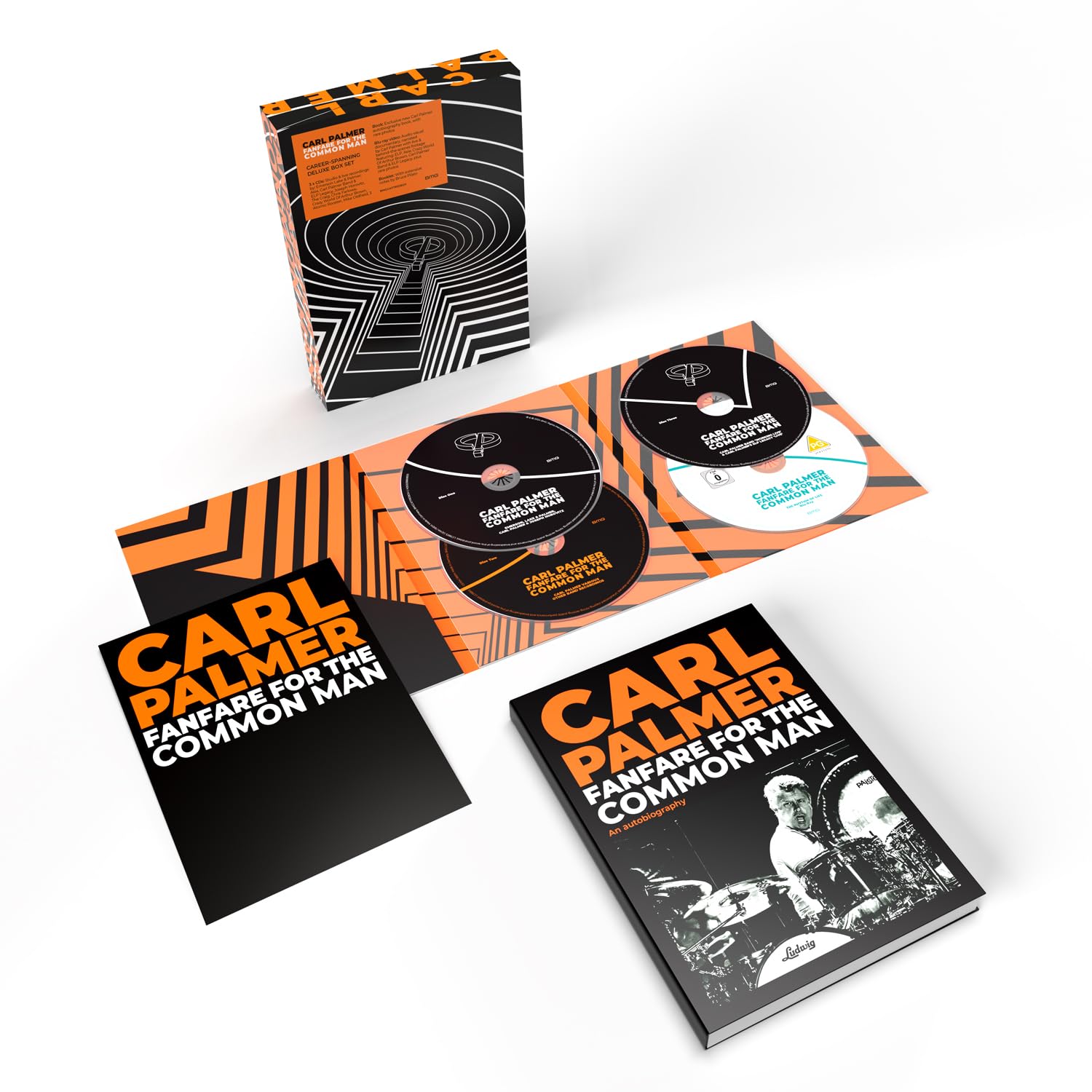 Carl Palmer / Fanfare for the Common Man 3CD+blu-ray box set