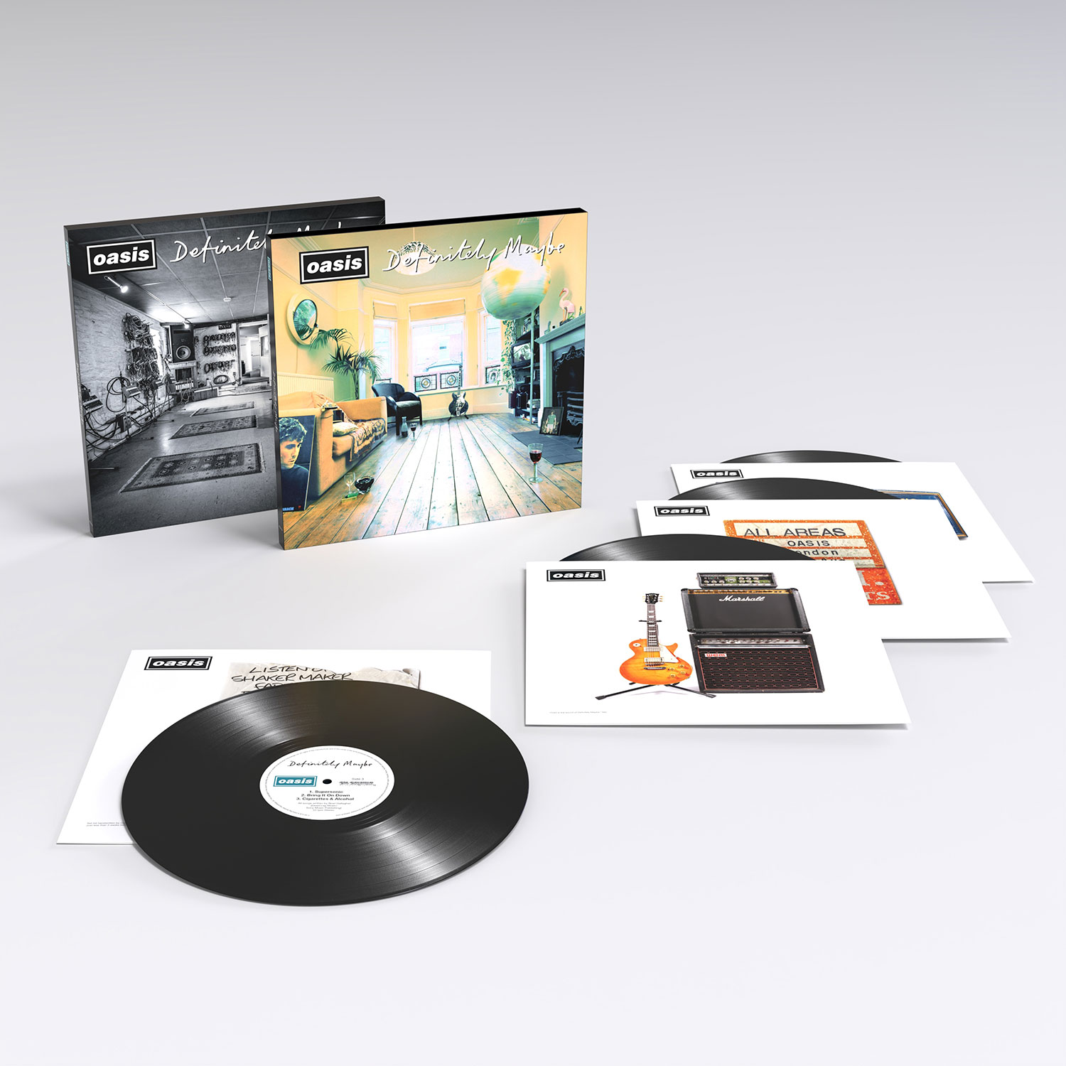 Oasis / Definitely Maybe 30th anniversary 4LP vinyl reissue