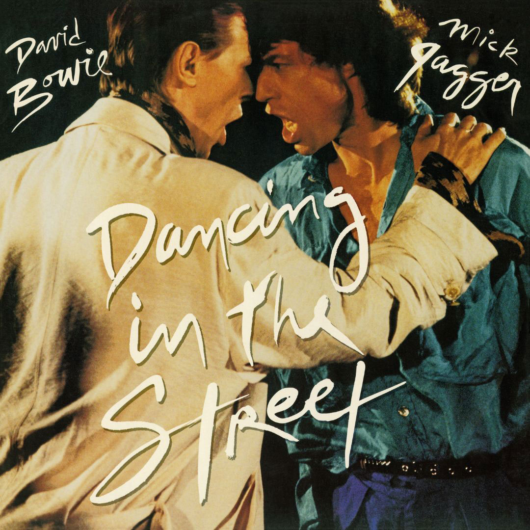 David Bowie and Mick Jagger / Dancing in the Street white vinyl reissue 40th anniversary