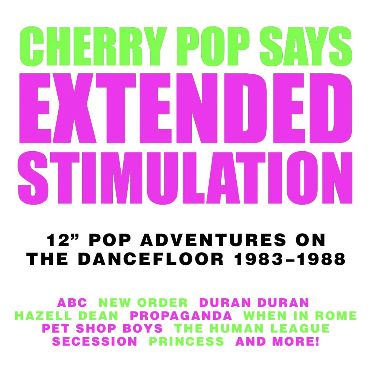 Extended Stimulation: 12" Pop Adventures on the Dancefloor 1983-1988 - 4CD 12" box set